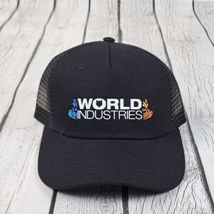World Industries Devil Logo Trucker Hat Cap Snapback